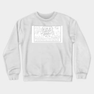 Castas de Barreda Classical Art Crewneck Sweatshirt